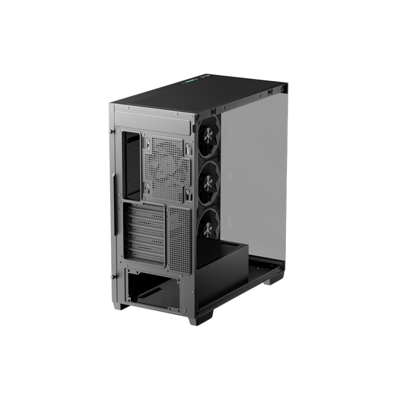 Case ATX Deepcool CG580 4F, w/o PSU, 4 ARGB fans, 2xUSB3.0, 1xUSB-C, Front & Side Tempered Glass, 2x2.5"