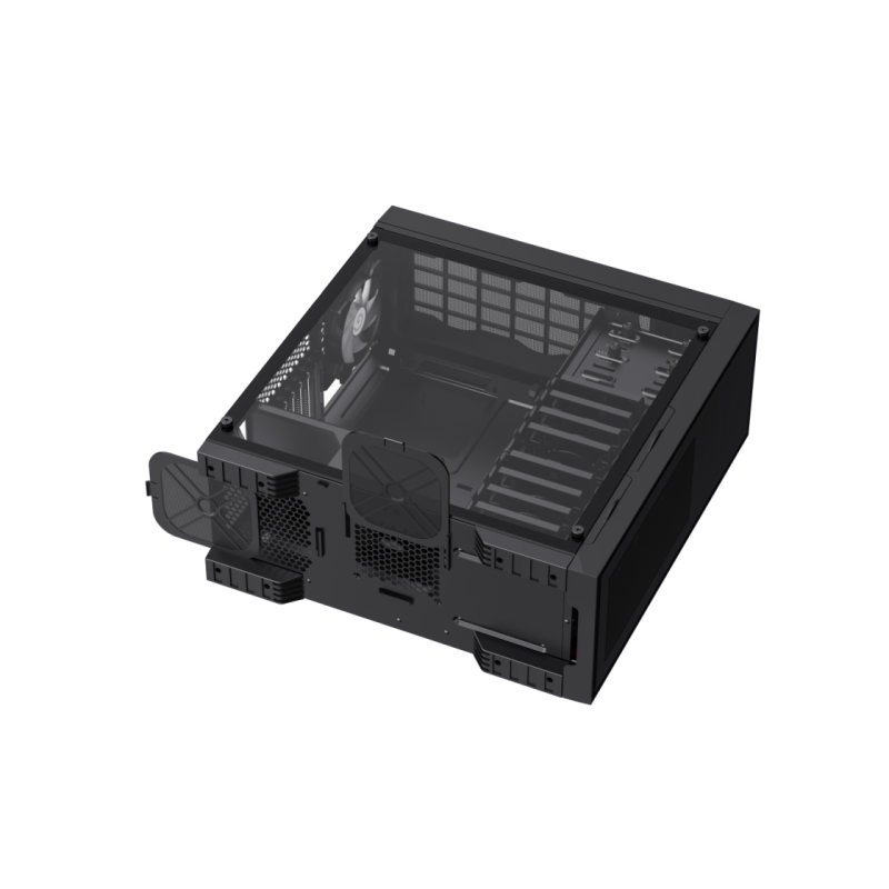 Case EATX GAMEMAX MASTER 2 BK, w/o PSU, 0,8mm, 4x120mm, Fan Controller, Tempered Glass, Dust Filter, 2xUSB3.0,