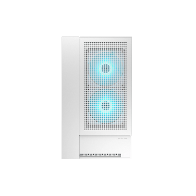 Case ATX Cougar OmnyX White w/o PSU 2x160front 2x160rear PWM ARGB fans Glass: Top & Side, RGB Hub 4xUSB3.0