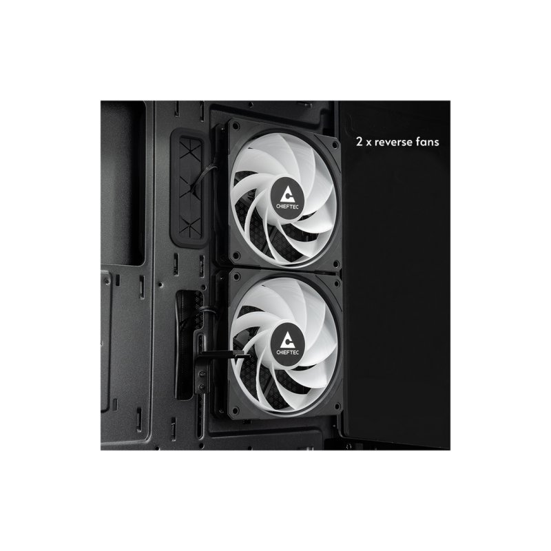 Корпус для ПК Chieftec Chieftronic Vista, Black