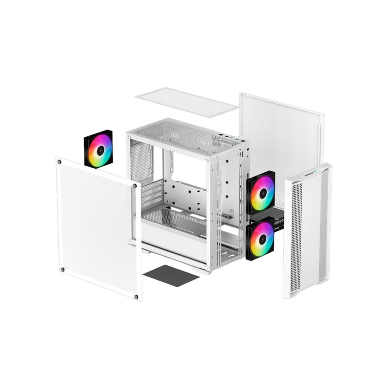 Корпус для ПК Deepcool CC360 ARGB, White