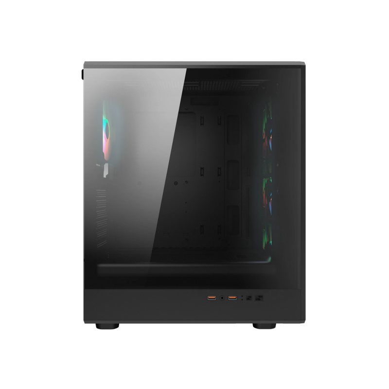 Case ATX Cougar Airface Pure RGB w/o PSU 3x120front 1x120rear RGB fixed Tempered Glass LED controller 2xUSB3.0