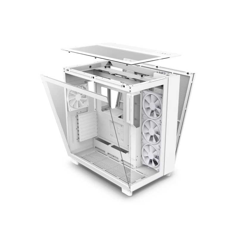Корпус для ПК NZXT H9 Flow, Белый