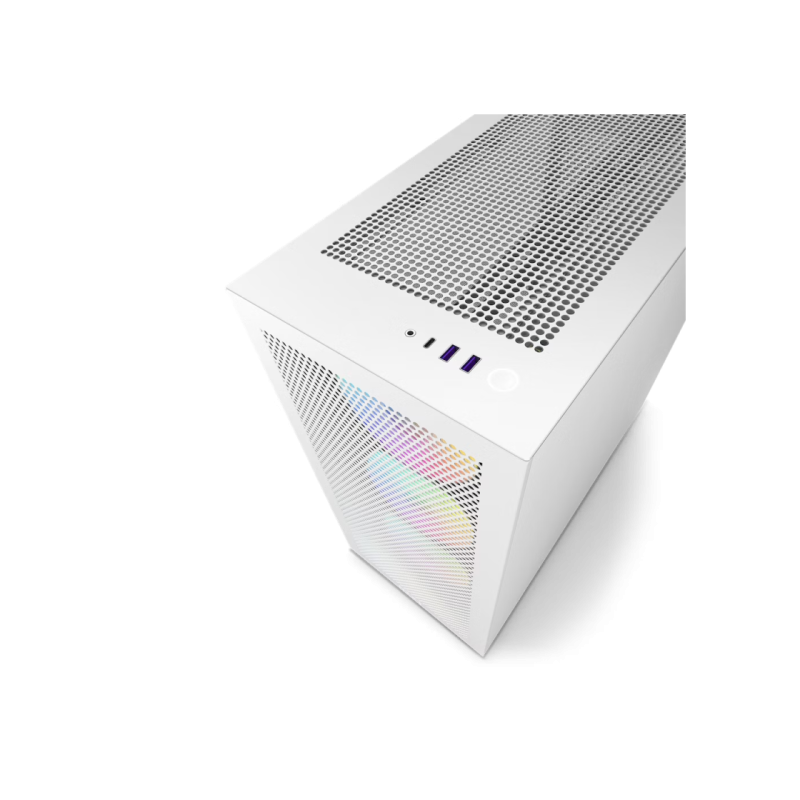 Корпус для ПК NZXT H7 Flow RGB, Белый
