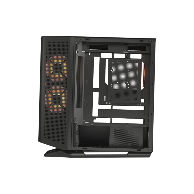 Case EATX Cougar FV 270 RGB w/o PSU 3x120 M/B side 1x120rear ARGB PWM revers Glass: Front&Side 2xUSB3.0 1xUSB-C