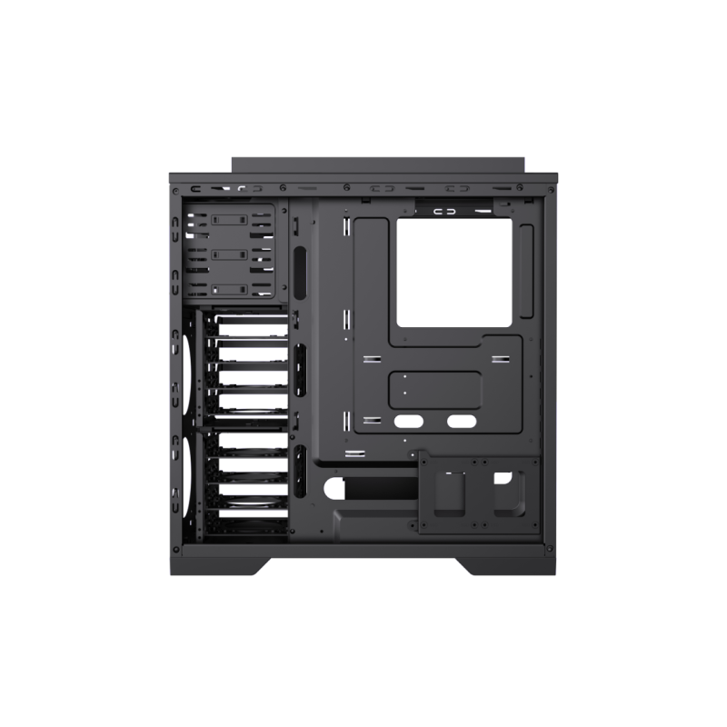 Case EATX GAMEMAX MASTER 2 BK, w/o PSU, 0,8mm, 4x120mm, Fan Controller, Tempered Glass, Dust Filter, 2xUSB3.0,
