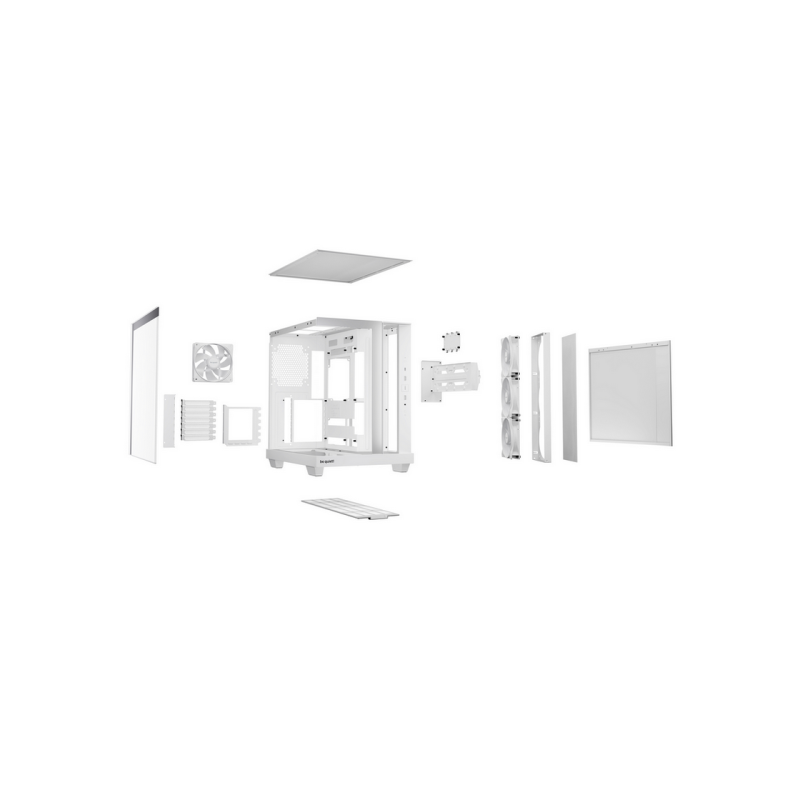 Case ATX be quiet! Ligh Base 500 LX, w/o PSU, 4x120mm ARGB fan, Front&Side TG, DF, USB-C, 2xUSB3.2, 1x3.5&quot