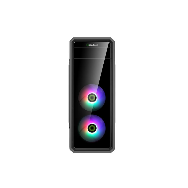 Carcasa PC Gamemax G561-FRGB, Black
