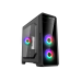 Carcasa PC Gamemax G561-FRGB, Black