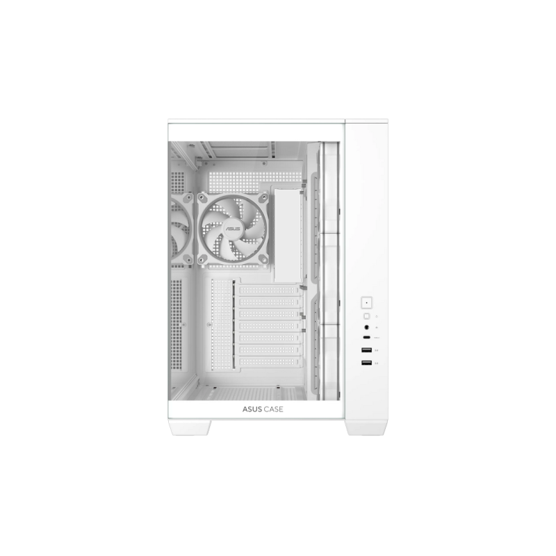 Case ATX Asus A32 PLUS TG ARGB WHITE, 4x120mm ARGB, Front Mesh, Tempered Glass, Headset hook, 2xUSBx3.0, 1xUSB 3.2