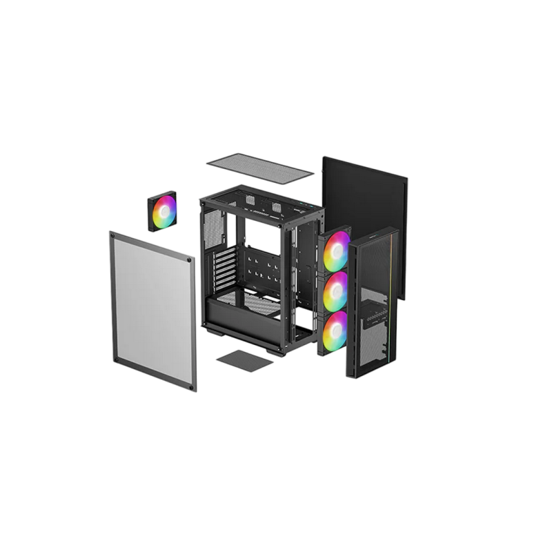Корпус для ПК Deepcool Matrexx 55 MESH v4, Black