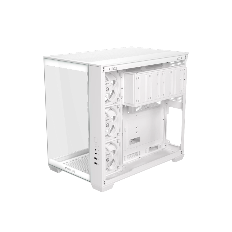 Case ATX Asus A32 PLUS TG ARGB WHITE, 4x120mm ARGB, Front Mesh, Tempered Glass, Headset hook, 2xUSBx3.0, 1xUSB 3.2