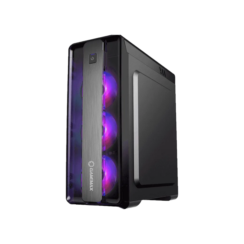 Carcasa PC Gamemax MoonLight FRGB, Black