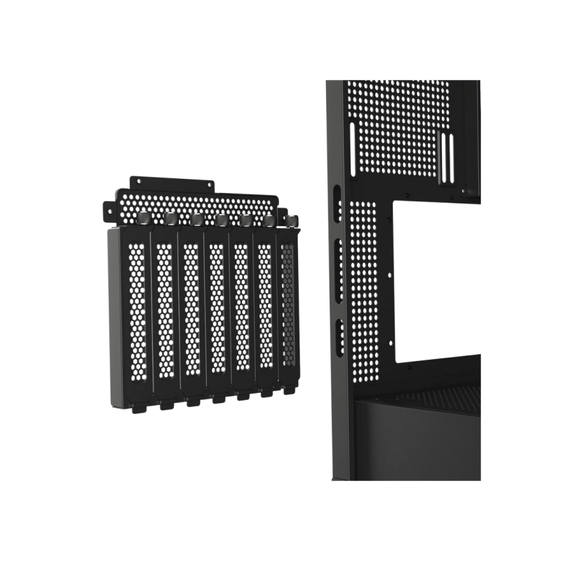 Case EATX Cougar FV 270 RGB w/o PSU 3x120 M/B side 1x120rear ARGB PWM revers Glass: Front&Side 2xUSB3.0 1xUSB-C