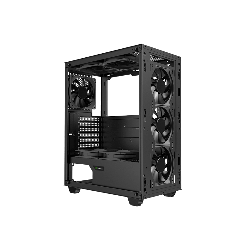 Корпус для ПК Gamemax Fortress TG, Black Корпус для ПК Gamemax Fortress TG, Black