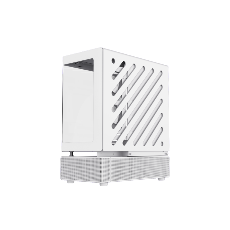 Корпус ATX GAMEMAX N80, без блока питания, 0,8 мм, 6 вентиляторов 120 мм ARGB, передняя и боковая подсветка, модульная конструкция, вертикальное крепление видеокарты,