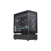 Корпус ATX GAMEMAX N80, без блока питания, 0,8 мм, 6 вентиляторов 120 мм ARGB, передняя и боковая подсветка, модульная конструкция, вертикальное крепление видеокарты,