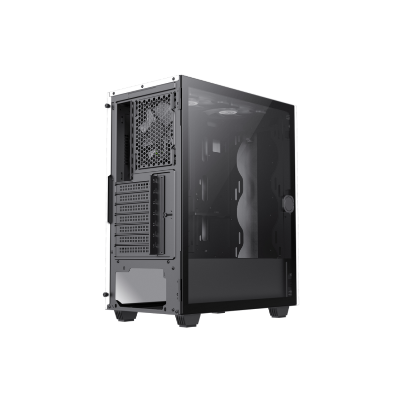 Case ATX GAMEMAX Diamond CP WT, w/o PSU, 0.5mm, 3x120mmARGB, 1x140mm, ARGB Hub, Front Mesh+LED strip, 1xUSB3.1,