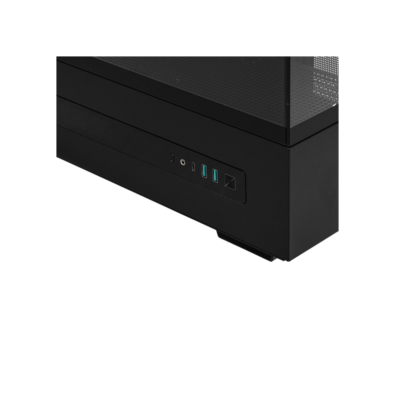 Case mATX Deepcool CH690 Digital, w/o PSU, 2xUSB3.0, 1XUSB-C, Tempered Glass, None Fans, 2x2.5", 1x3.5",