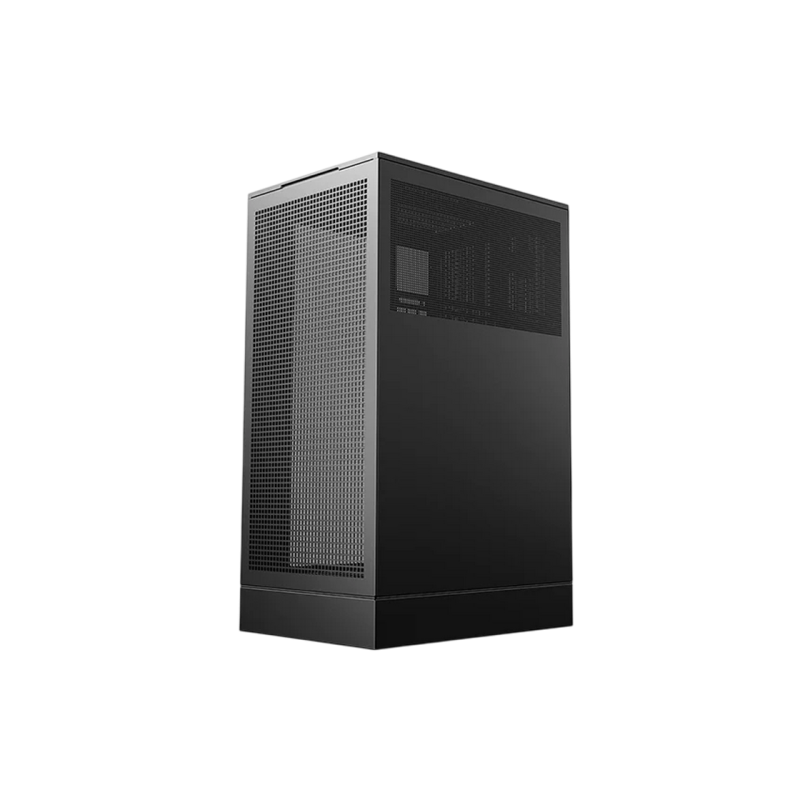 Case mATX Deepcool CH270 Digital, w/o PSU, No fans, TG, 2xUSB3.0, 1xUSB-C, 1x2.5", 1x3.5", Black
