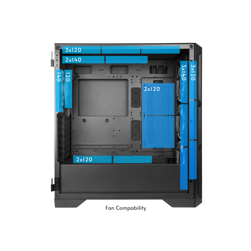 Корпус для ПК Chieftec Apex Lumo, Black