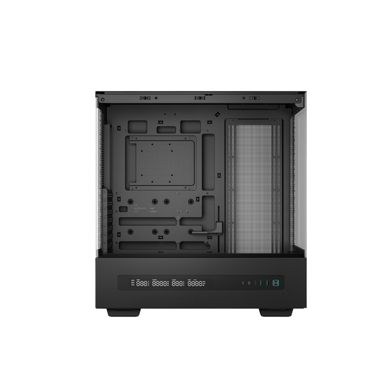 Case mATX Deepcool CH690 Digital, w/o PSU, 2xUSB3.0, 1XUSB-C, Tempered Glass, None Fans, 2x2.5", 1x3.5",
