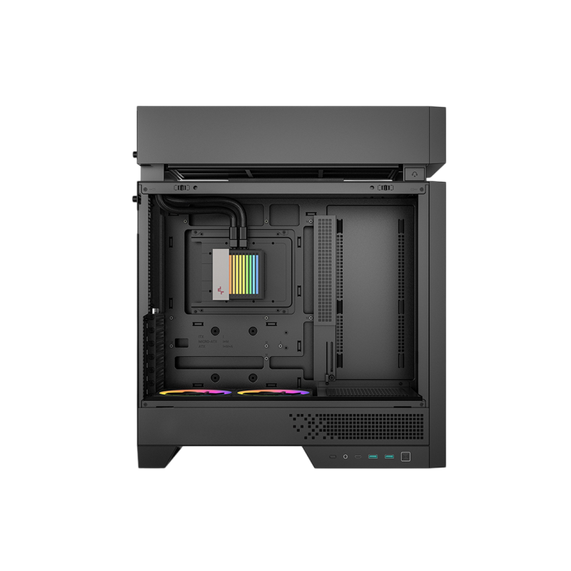 Case ATX Deepcool CL6600, w/o PSU, AIO 360mm, 2x120mmARGB, USB-C, USB3.0, Front Mesh, TG, Dust Filter, 2x2.5', 2x3.