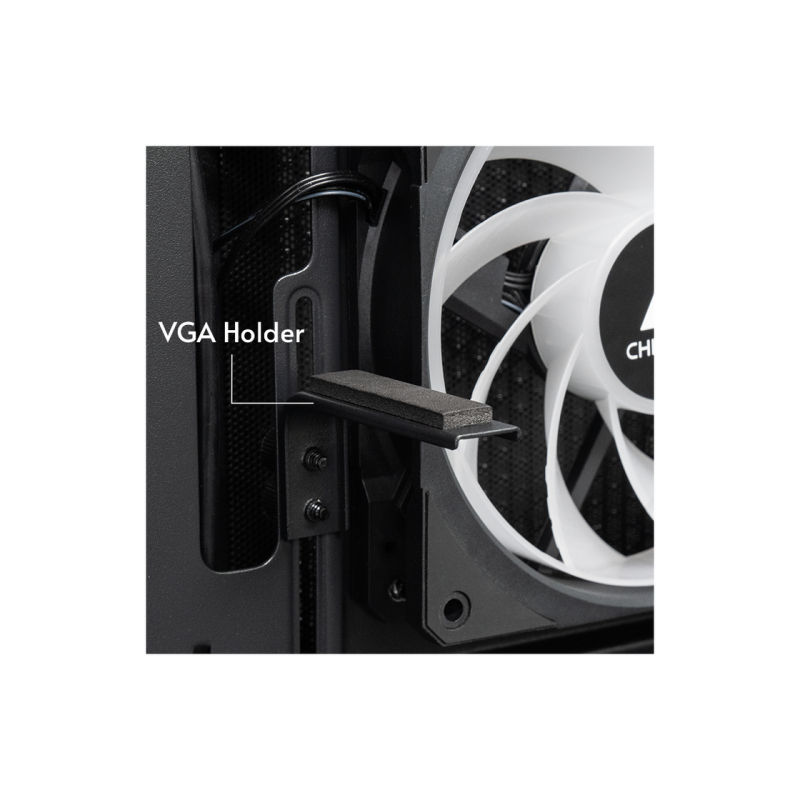 Корпус для ПК Chieftec Chieftronic Vista, Black