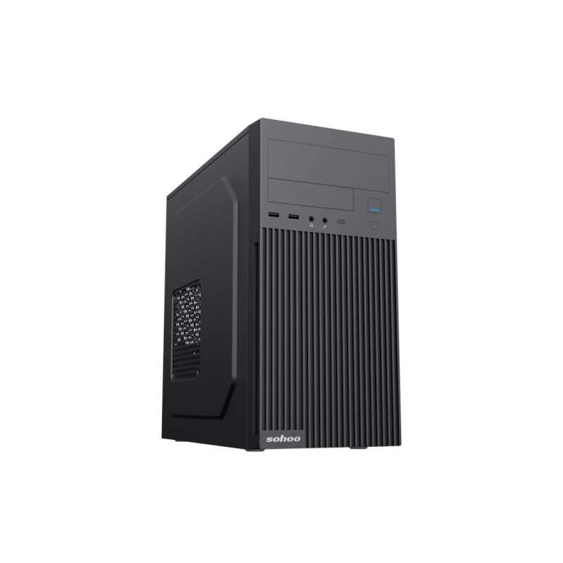 Корпус для ПК Sohoo 6521BK, Black
