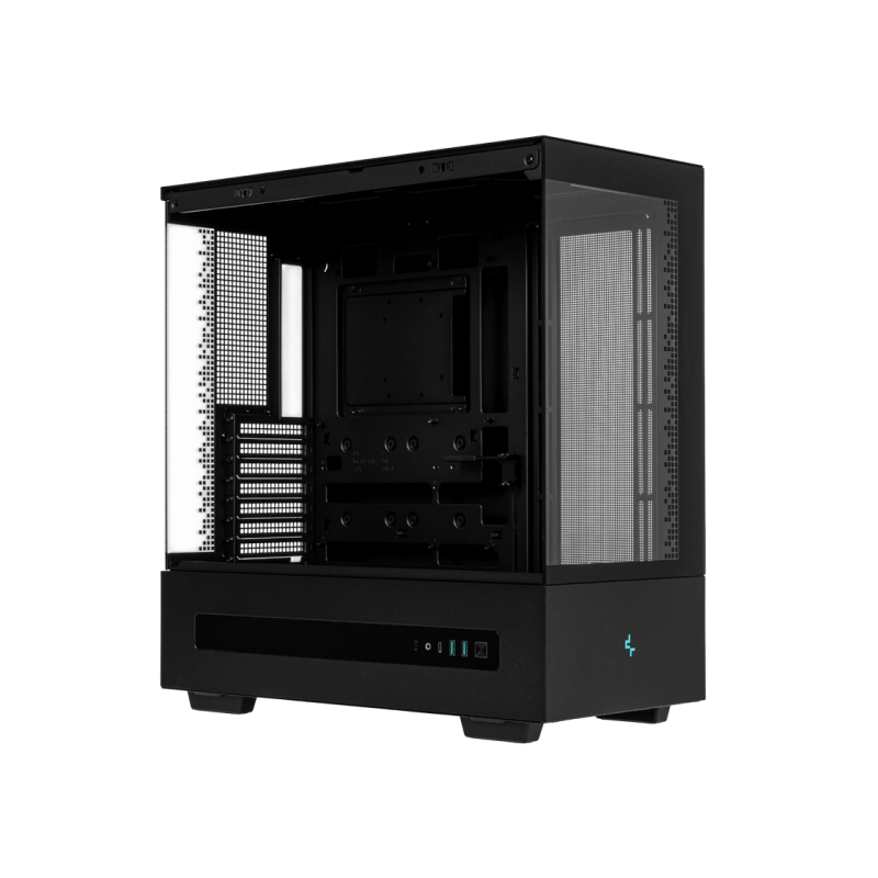 Case mATX Deepcool CH690 Digital, w/o PSU, 2xUSB3.0, 1XUSB-C, Tempered Glass, None Fans, 2x2.5", 1x3.5",