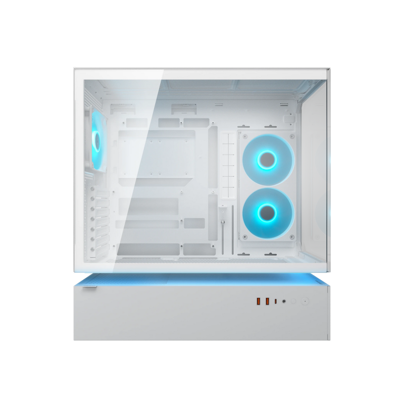 Case ATX Cougar CFV 235 w/o PSU x120revers M/B side 1x120rear ARGB PWM Glass: Front&Side 2xUSB3.0 1xUSB-C 1x2.