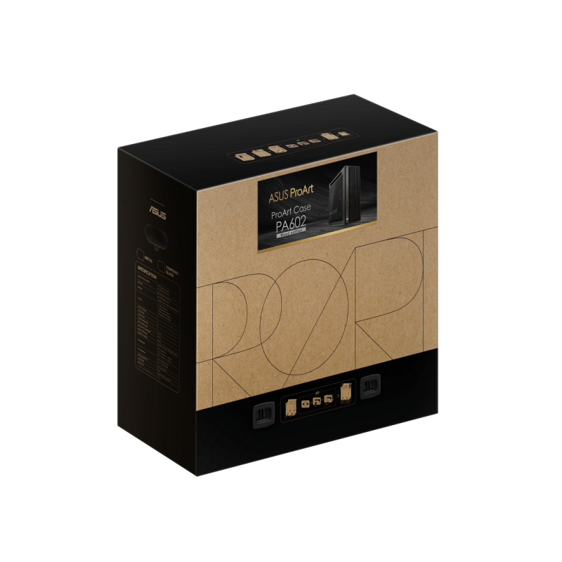 Корпус для ПК Asus ProArt PA602 Wood Edition, Black