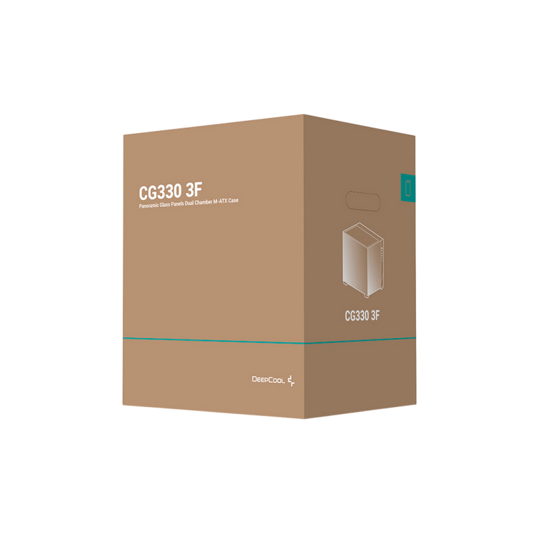 Корпус для ПК Deepcool CG330 3F, Black
