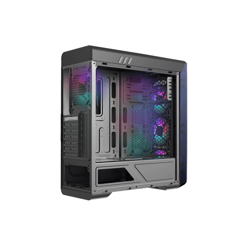 Carcasa PC Gamemax MoonLight FRGB, Black