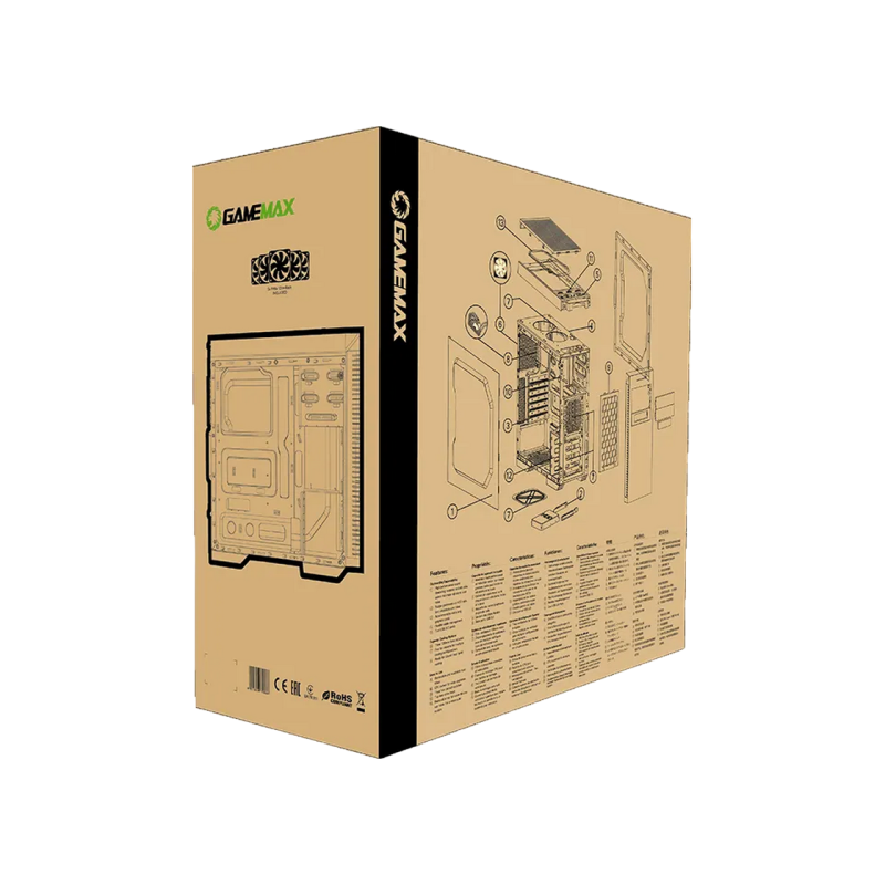 Carcasa PC Gamemax Dark Silent, Black