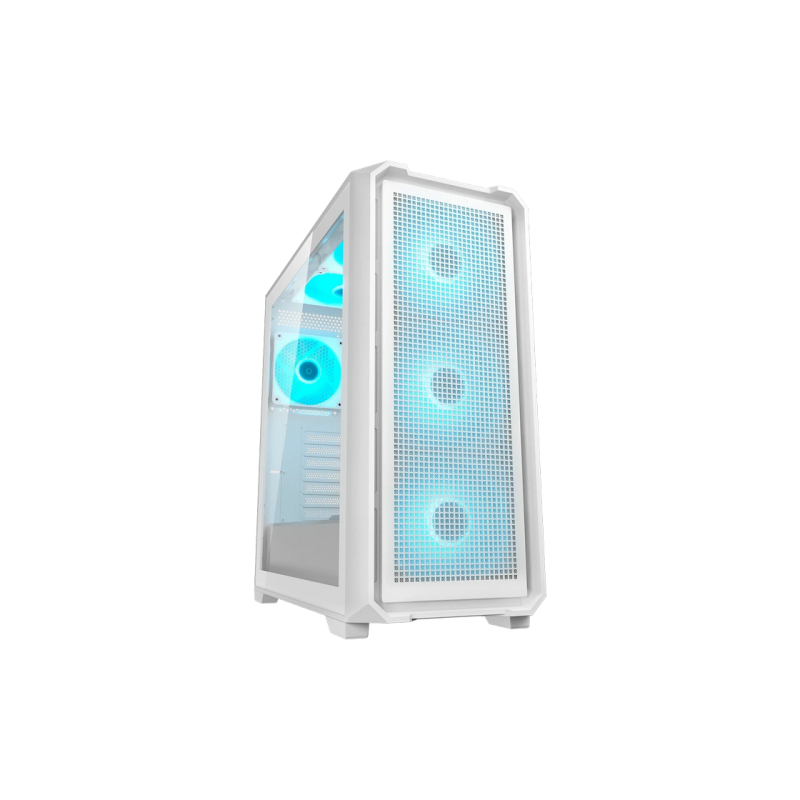 Case ATX Cougar MX600 Air PRO  w/o PSU, 5x140mm, 1x120mm, ARGB PWM, TG: Front&Side, 2xUSB3.0, 1xUSB-C, 2x2.5&