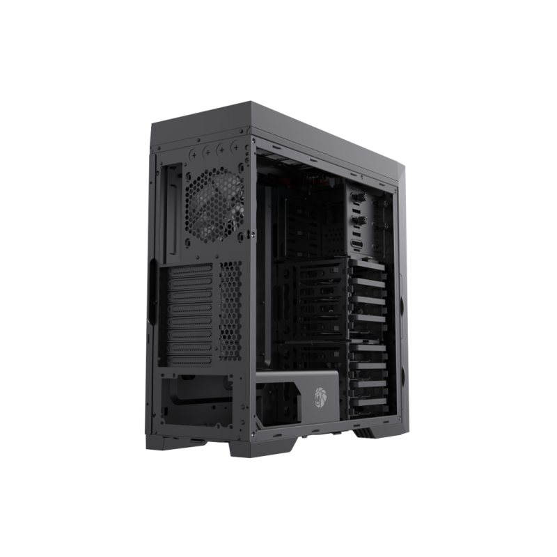 Case EATX GAMEMAX MASTER 2 BK, w/o PSU, 0,8mm, 4x120mm, Fan Controller, Tempered Glass, Dust Filter, 2xUSB3.0,