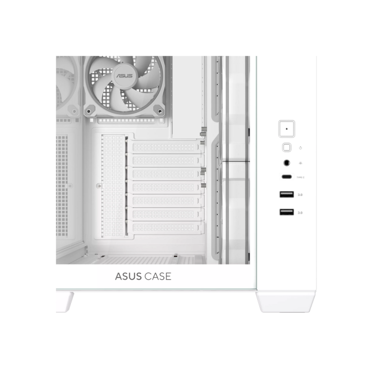 Case ATX Asus A32 PLUS TG ARGB WHITE, 4x120mm ARGB, Front Mesh, Tempered Glass, Headset hook, 2xUSBx3.0, 1xUSB 3.2