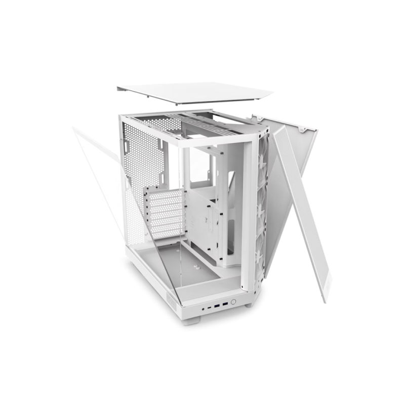 Корпус для ПК NZXT H6 Flow, White