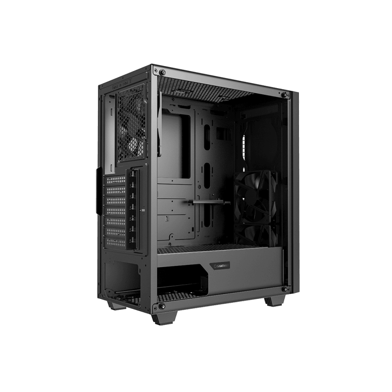 Корпус для ПК Gamemax Fortress TG, Black Корпус для ПК Gamemax Fortress TG, Black