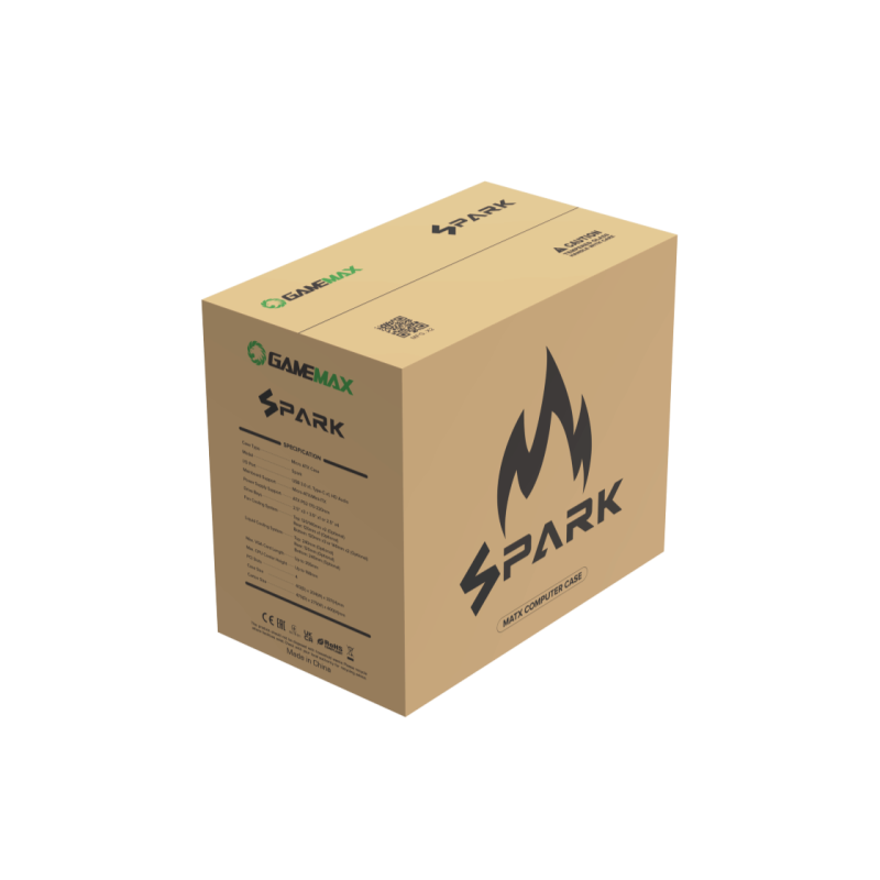 Корпус для ПК Gamemax Spark, Black