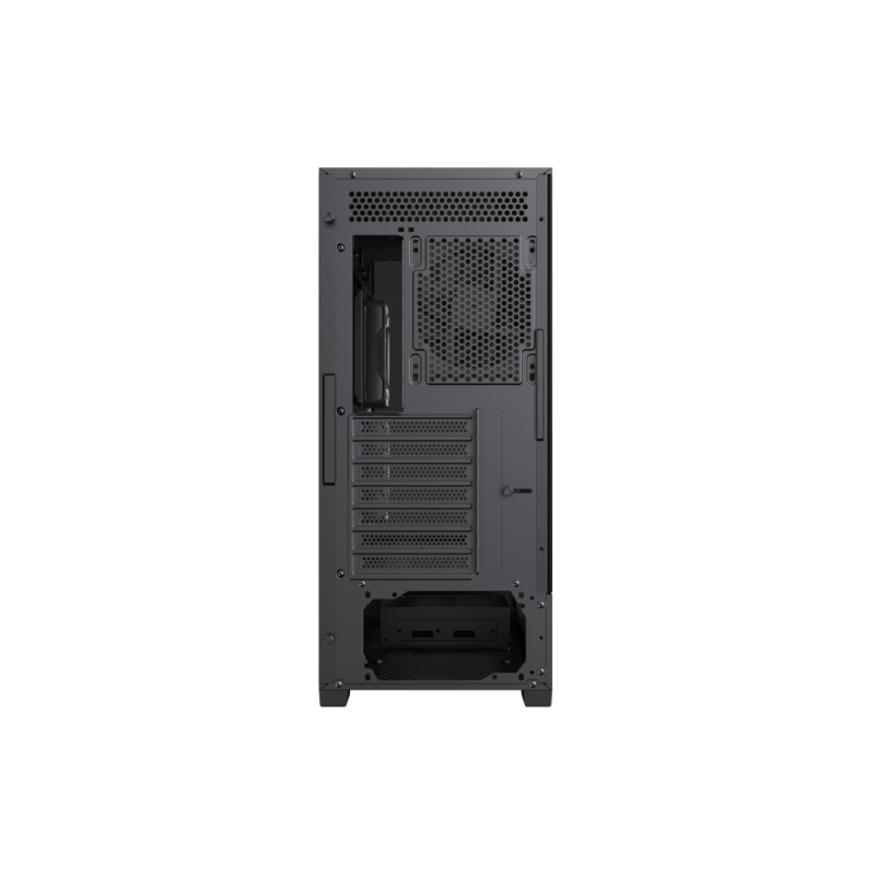 Case ATX GAMEMAX VISTA 2 AB, w/o PSU, 0.6mm, 3x120mm ARGB, ARGB Hub, RC, Front&Side Tempered Glass, 2xUSB3.0,