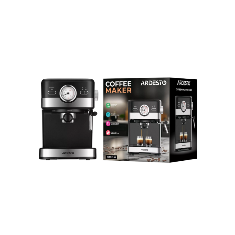 Кофеварка эспрессо Ardesto YCM-E16B