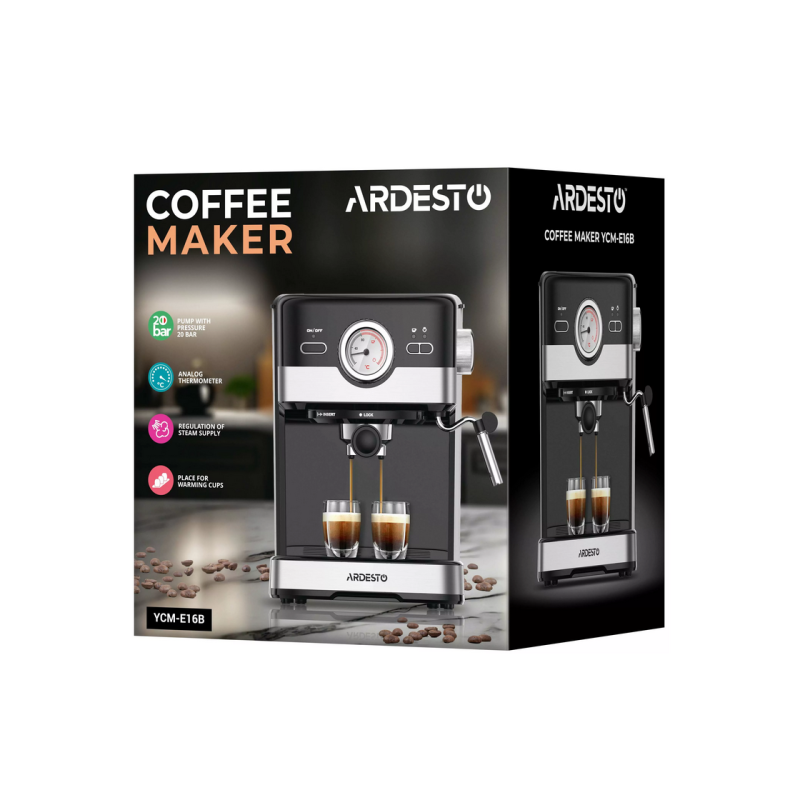 Кофеварка эспрессо Ardesto YCM-E16B