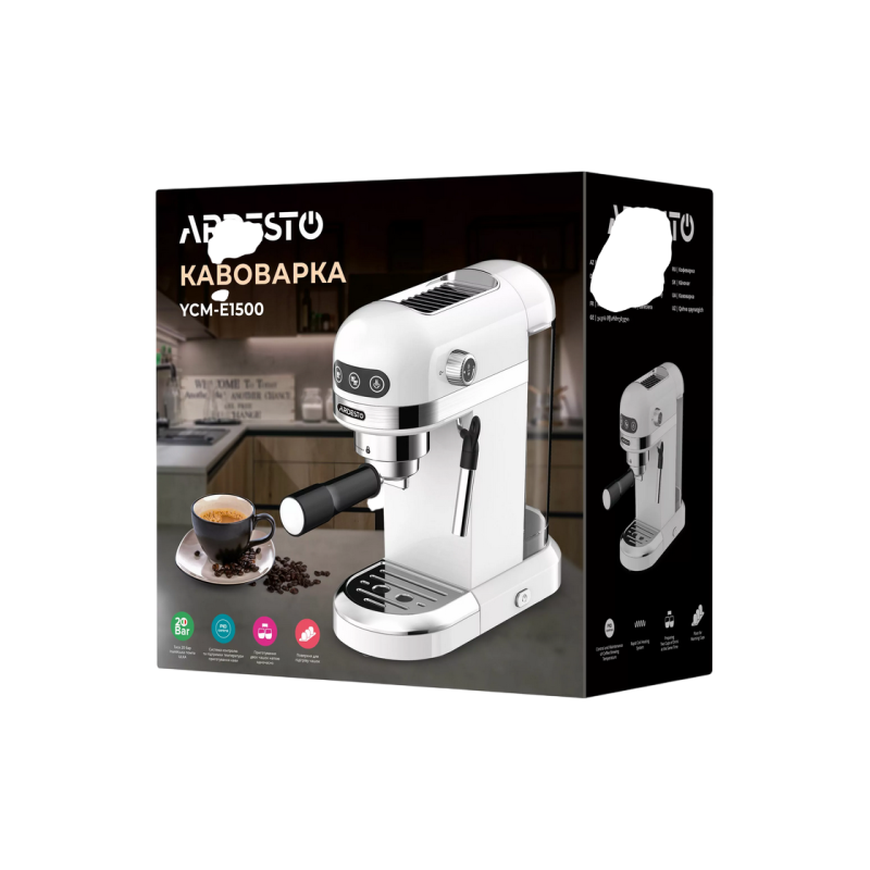 Кофеварка эспрессо Ardesto YCM-E1500