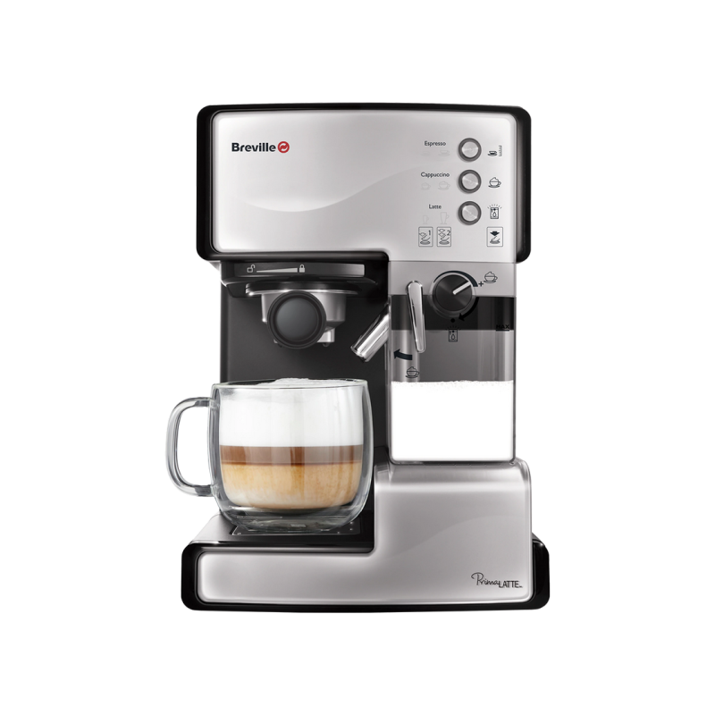 Кофеварка эспрессо Breville Prima Latte Silver VCF045X-DIM