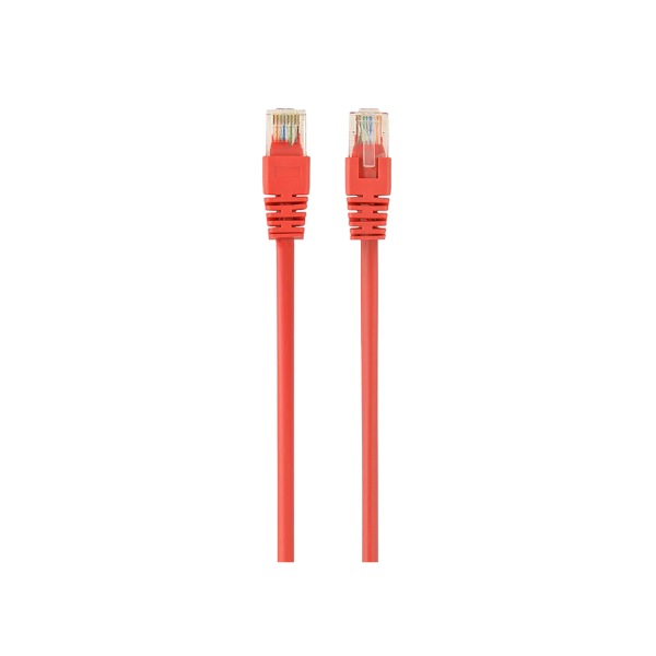 Патч-корд кат. 5E Cablexpert PP12-5M/R, Красный, 5 м