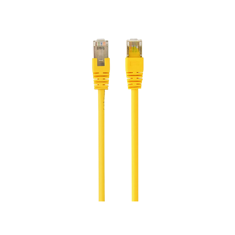 FTP-коммутационный шнур Cablexpert PP22-0.5M/Y, желтый