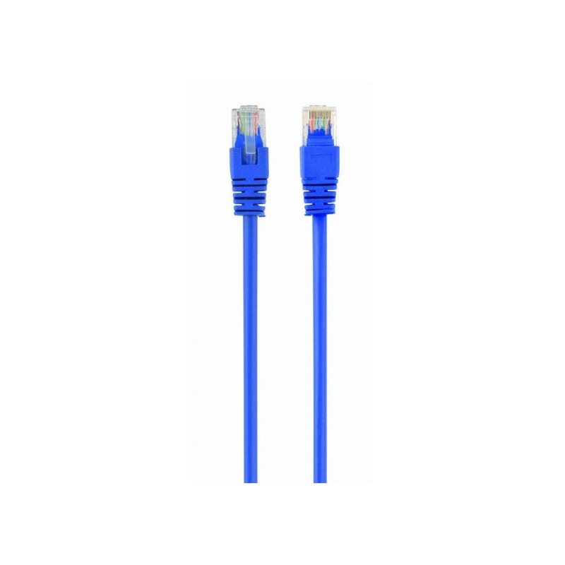Патч-корд Cat.6U 0,5 м, синий, PP6U-0,5M/B, Cablexpert, многожильный неэкранированный