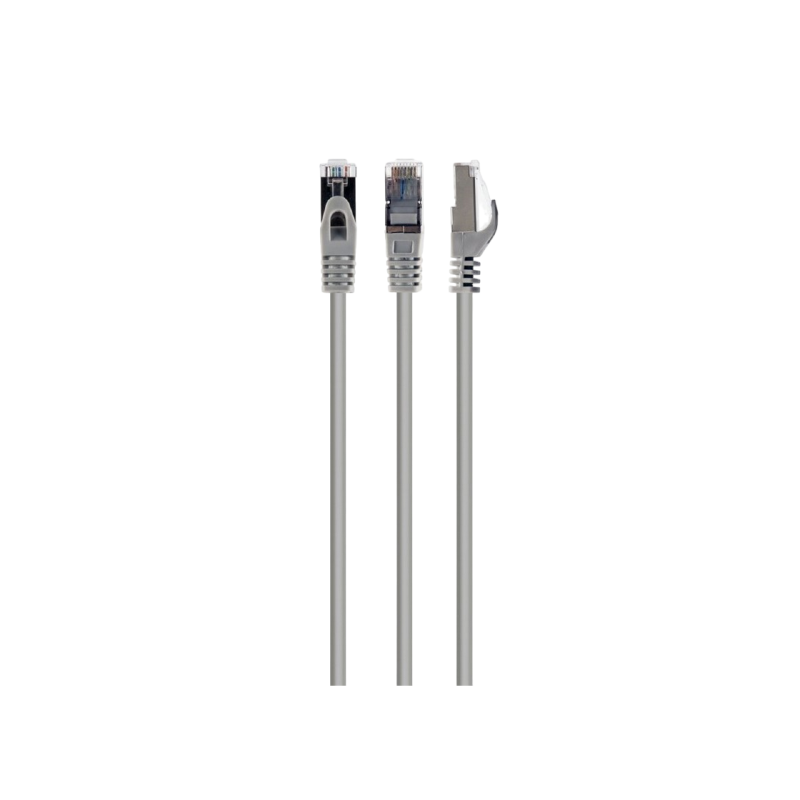 Cat.6A SFTP   0.25m, Grey, Copper, PP6A-LSZHCU-0.25M, Cablexpert, Low Smoke Zero Halogen (LSZH